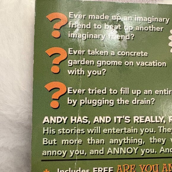 5 for $15 📕Just Annoying, Andy Griffiths, Youth Book, Scholastic (SKU: 126MI) - Picture 3 of 4